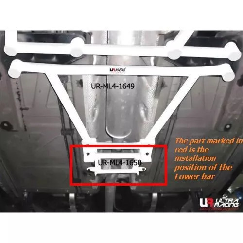 Ultra racing middle lower bar - racing,